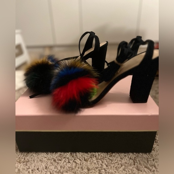Loeffler Randall Nicolette Fox Fur Pump - Picture 6 of 9